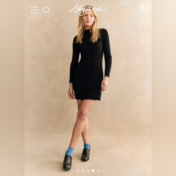 Sezane Donatela organic cotton dress - Picture 4 of 10